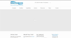 Desktop Screenshot of medbioinc.com
